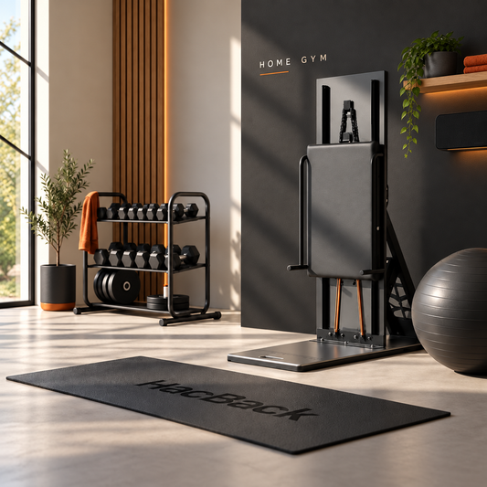 Best Space Saving Gym Ideas for Small Spaces: HacBack Fitness.
