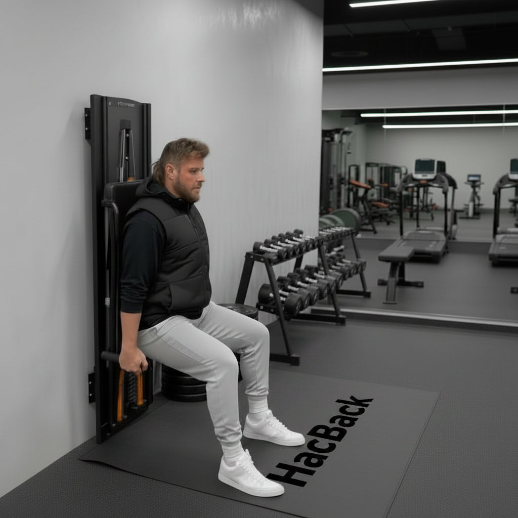 Compact Leg Press by HacBack®.
